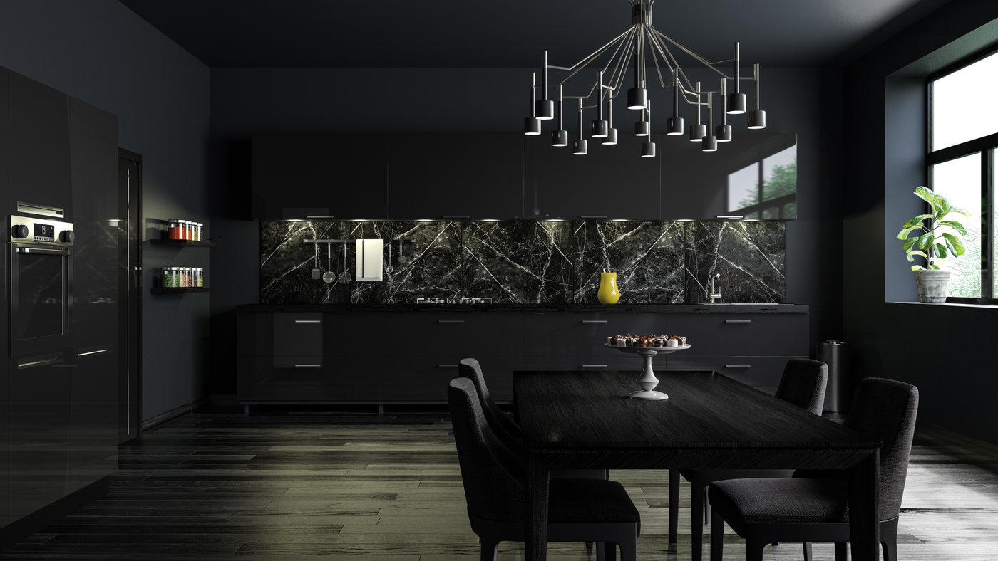 Magia negrului: cum transformi orice spatiu cu o culoare atemporala