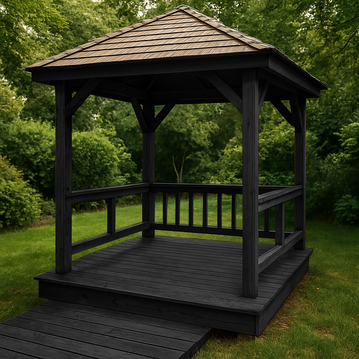 Lazura 3 in 1 pentru Lemn, Midnight Black, ON.00.10 T