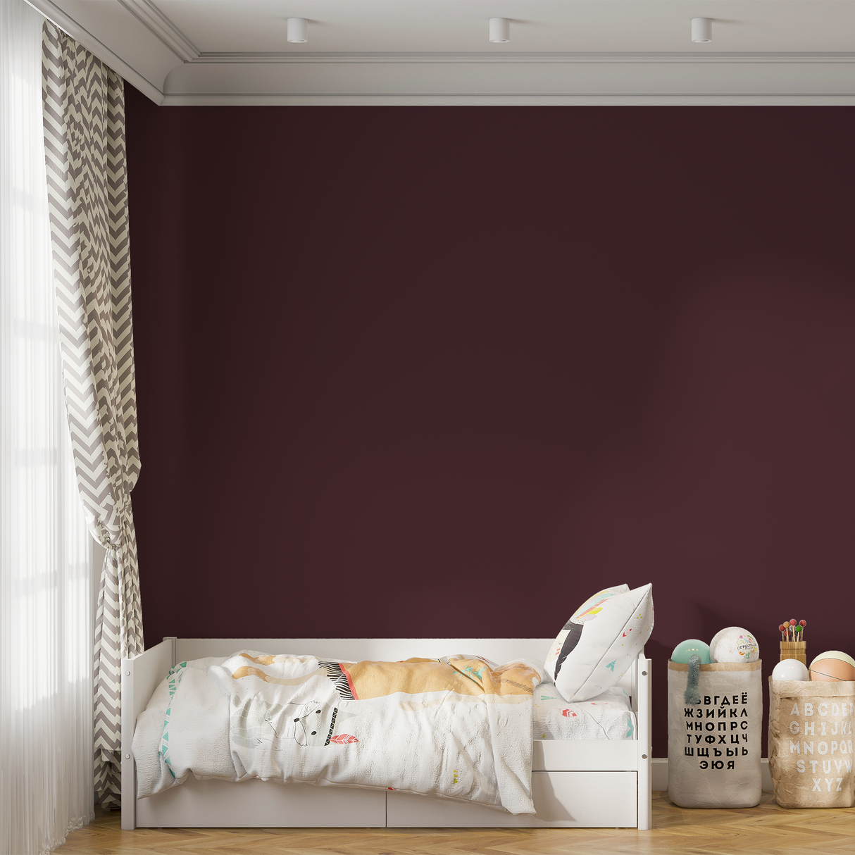 Template Vopsea Lavabila Colorata, Amestec Deep