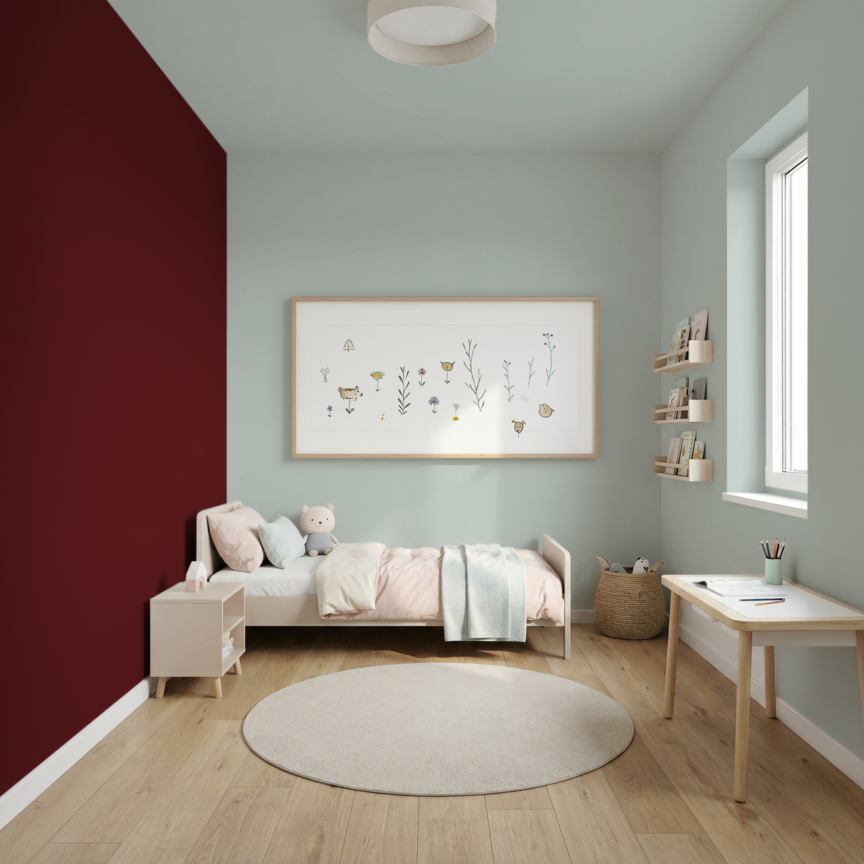 Set Vopsele Colorate Garnet Soil & Misty Birch