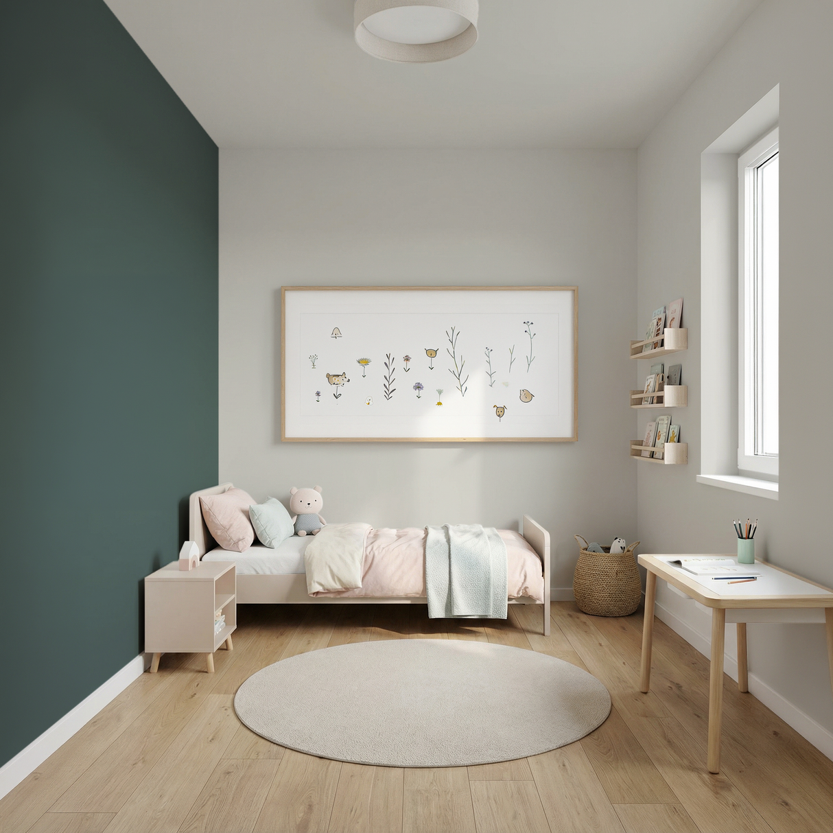 Set Vopsele Colorate Alpine Pine & Misty Cream