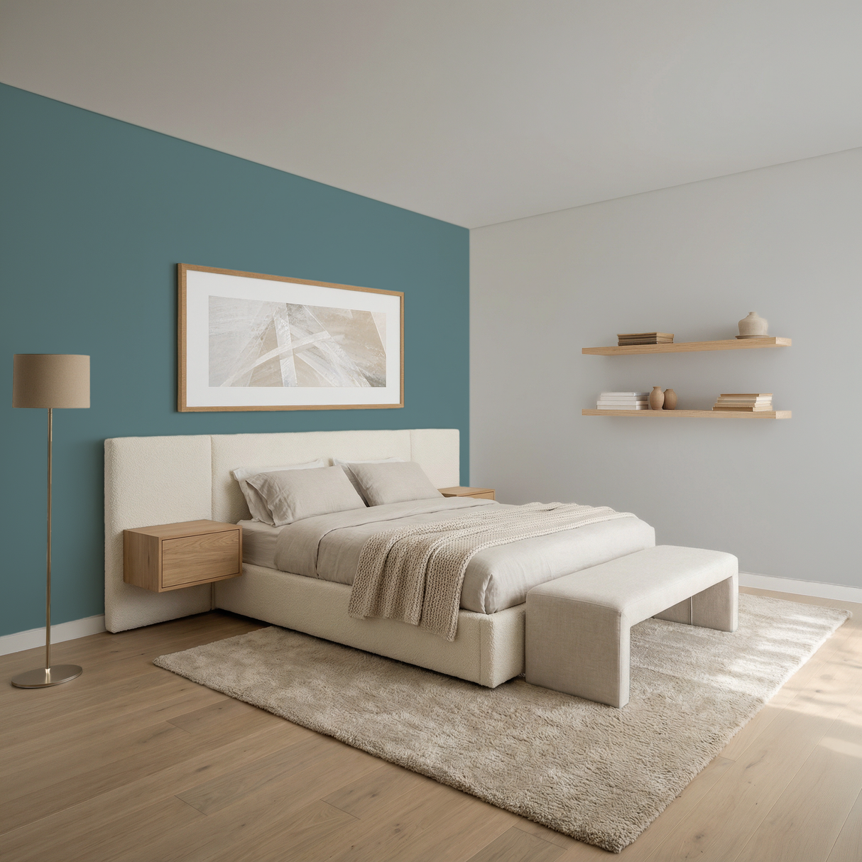Set Vopsele Colorate Mineral Teal & Grey Whisper