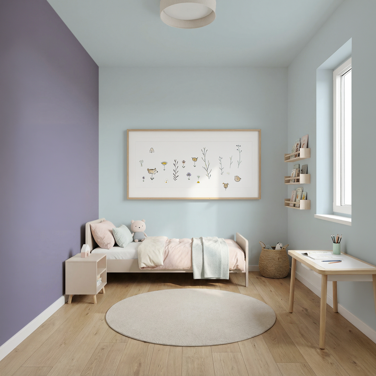 Set Vopsele Colorate Amethyst Dust & Frosted Silver