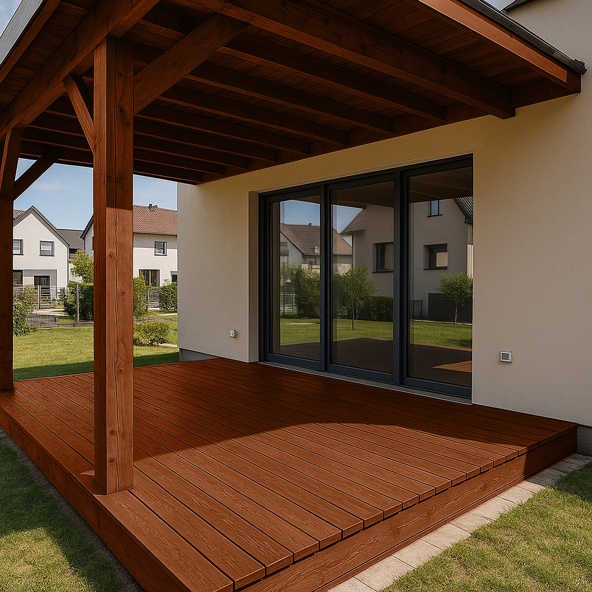 Lazura 3 in 1 pentru Lemn, Golden Teak, D5.51.29 T (085)