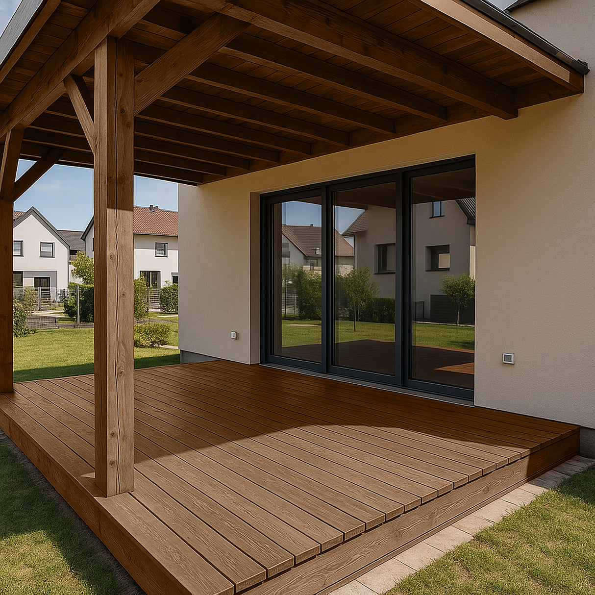 Lazura 3 in 1 pentru Lemn, Olive Shade, GO.07.45 T