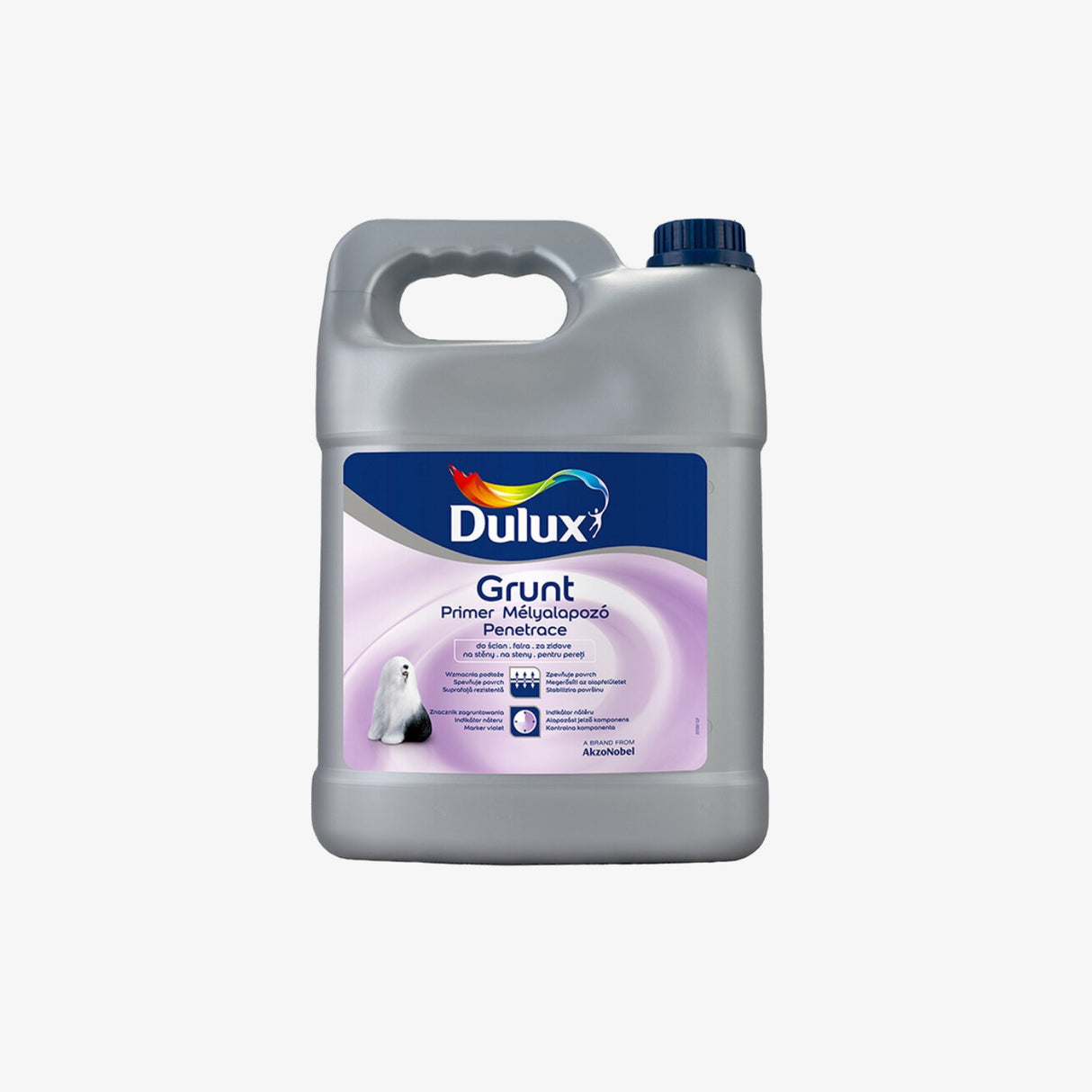 Amorsa Pereti, Dulux Grunt, de Interior si Exterior, Acrilic, 5L