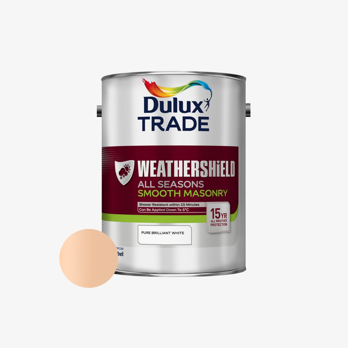 Vopsea Lavabila Exterior, Dulux Weathershield, E4.15.75 (Lichidare Stoc)