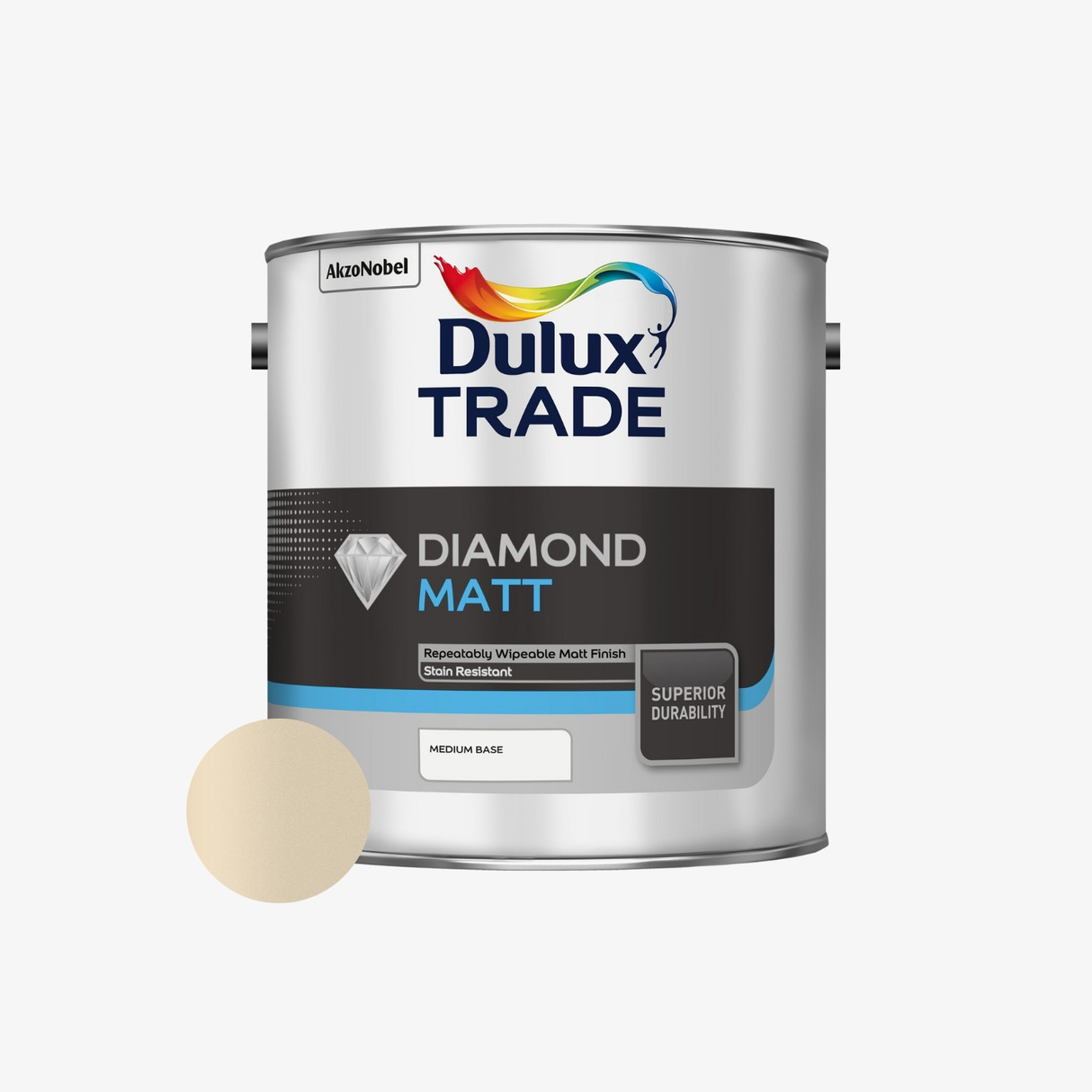 Vopsea Lavabila Interior, Dulux Diamond Mat, Aspect Mat F6.08.75 (Lichidare Stoc)