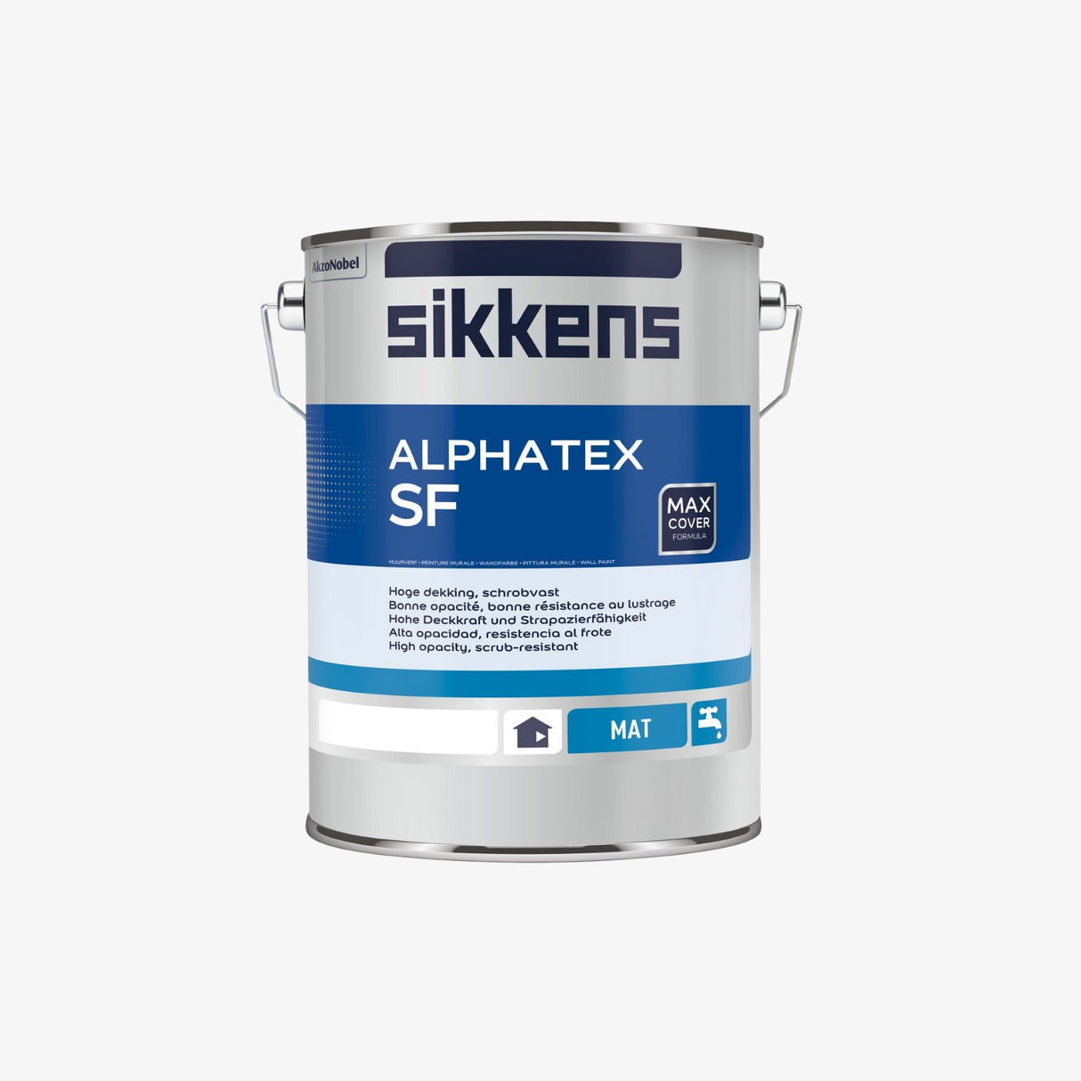 Vopsea Lavabila Interior, Sikkens Alphatex SF, Aspect Mat