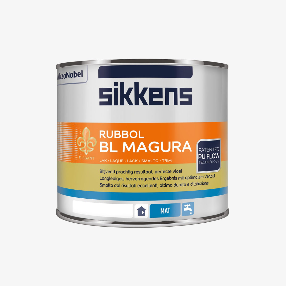 Vopsea Interior pentru Pereti, Sikkens Rubbol BL Magura, Aspect Mat