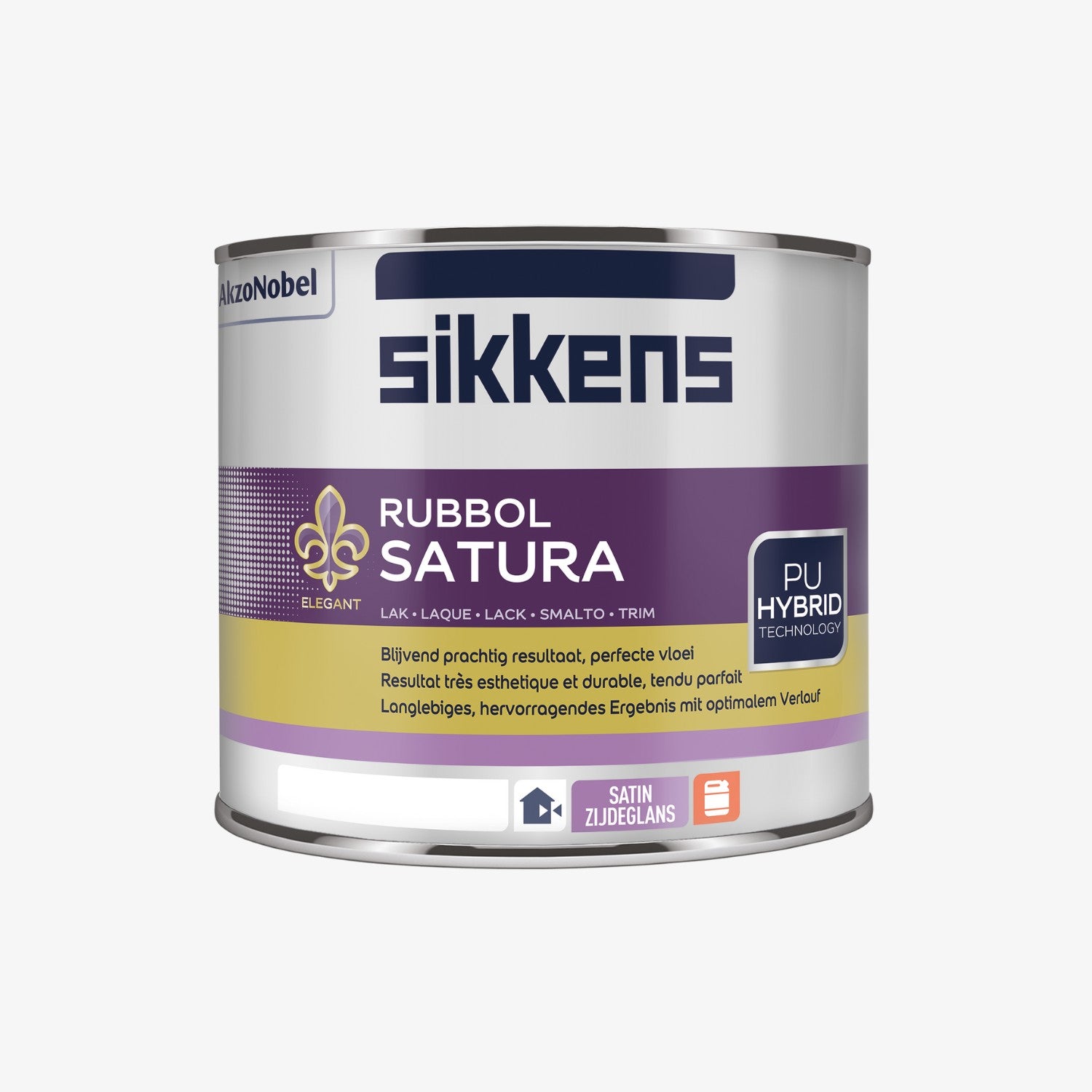 Vopsea Alchidica Exterior pentru Metal, Sikkens Rubbol Satura, Aspect Satinat