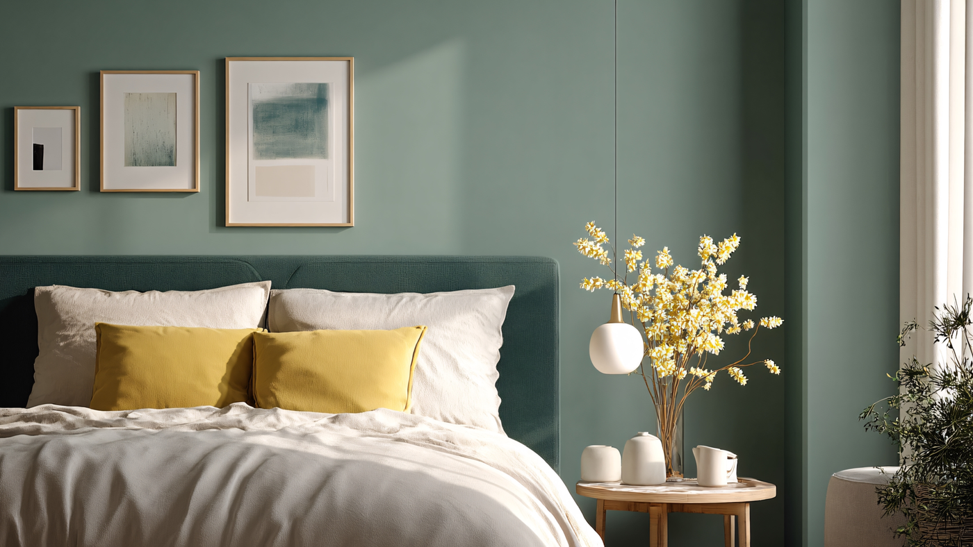 Transforma-ti Dormitorul cu Aceste 4 Nuante de Verde Lavabil Inspirate din Natura