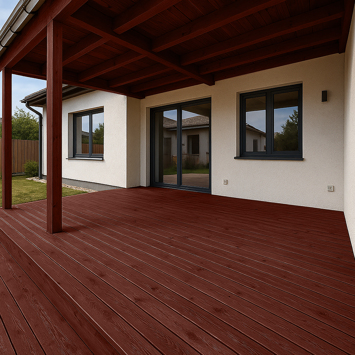 Lazura 3 in 1 pentru Lemn, Imperial Mahogany, B8.29.15 T (045)