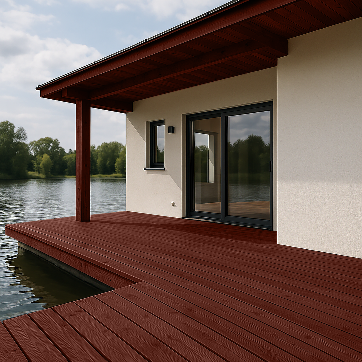 Lazura 3 in 1 pentru Lemn, Imperial Mahogany, B8.29.15 T (045)