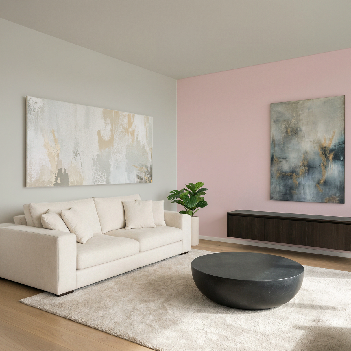 Set Vopsele Colorate Rosy Petal & Misty Cream