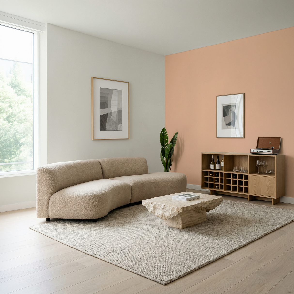 Set Vopsele Colorate Peach Cloud & Ivory Mist