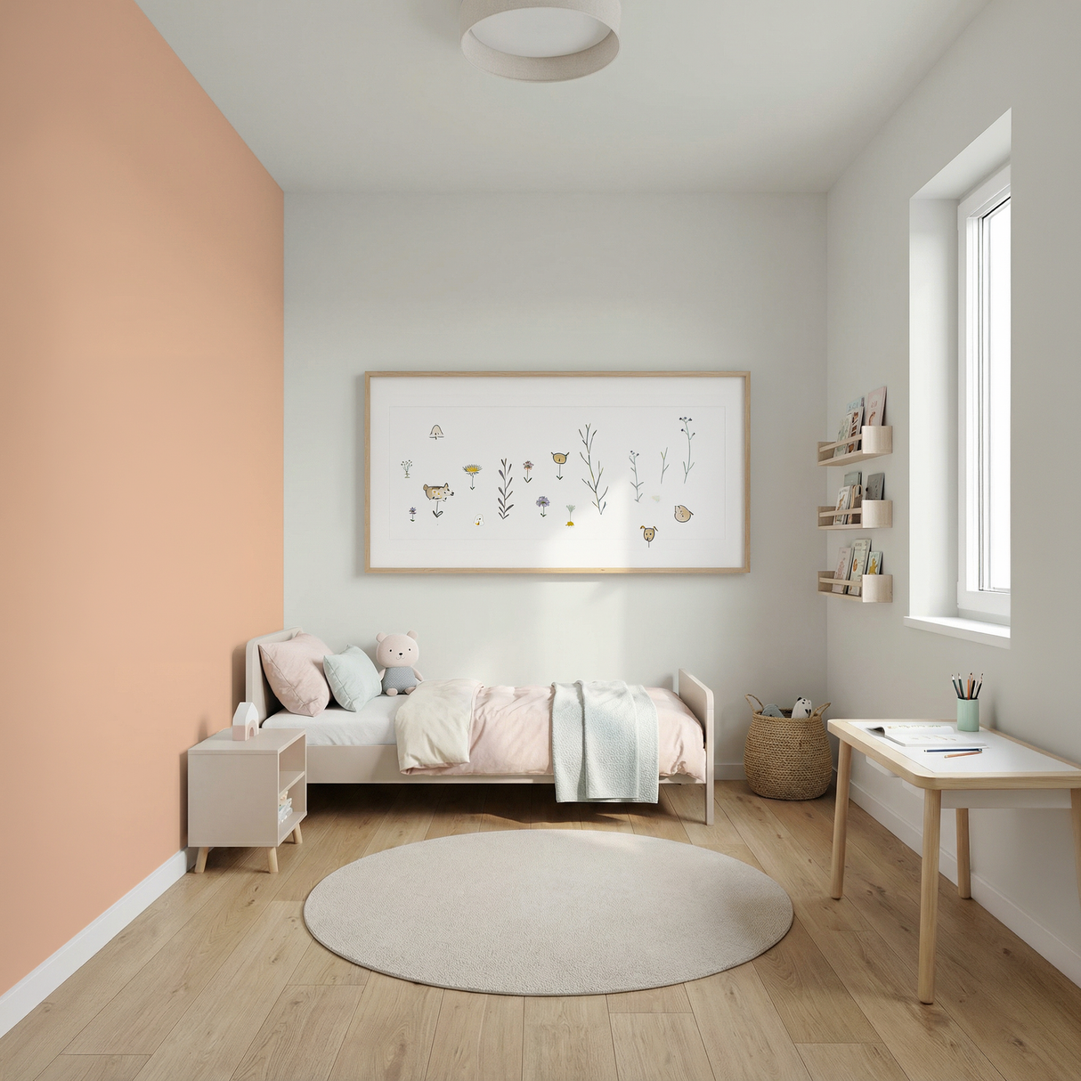 Set Vopsele Colorate Peach Cloud & Ivory Mist