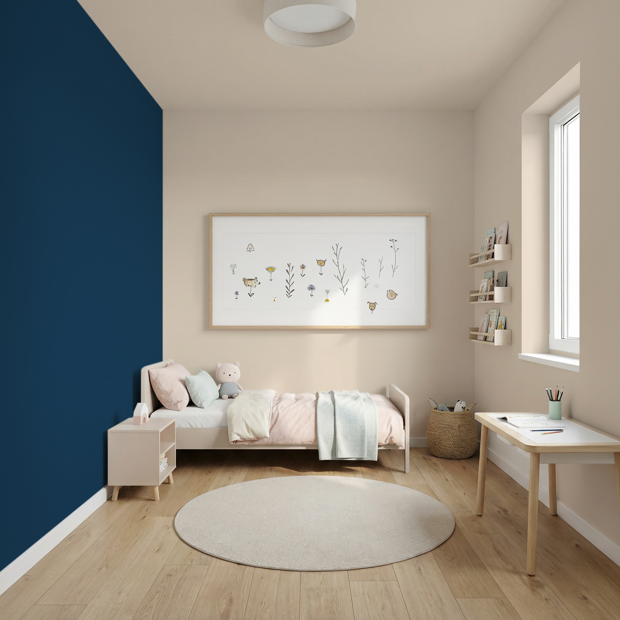Set Vopsele Colorate Slate Blue & Linen Glow