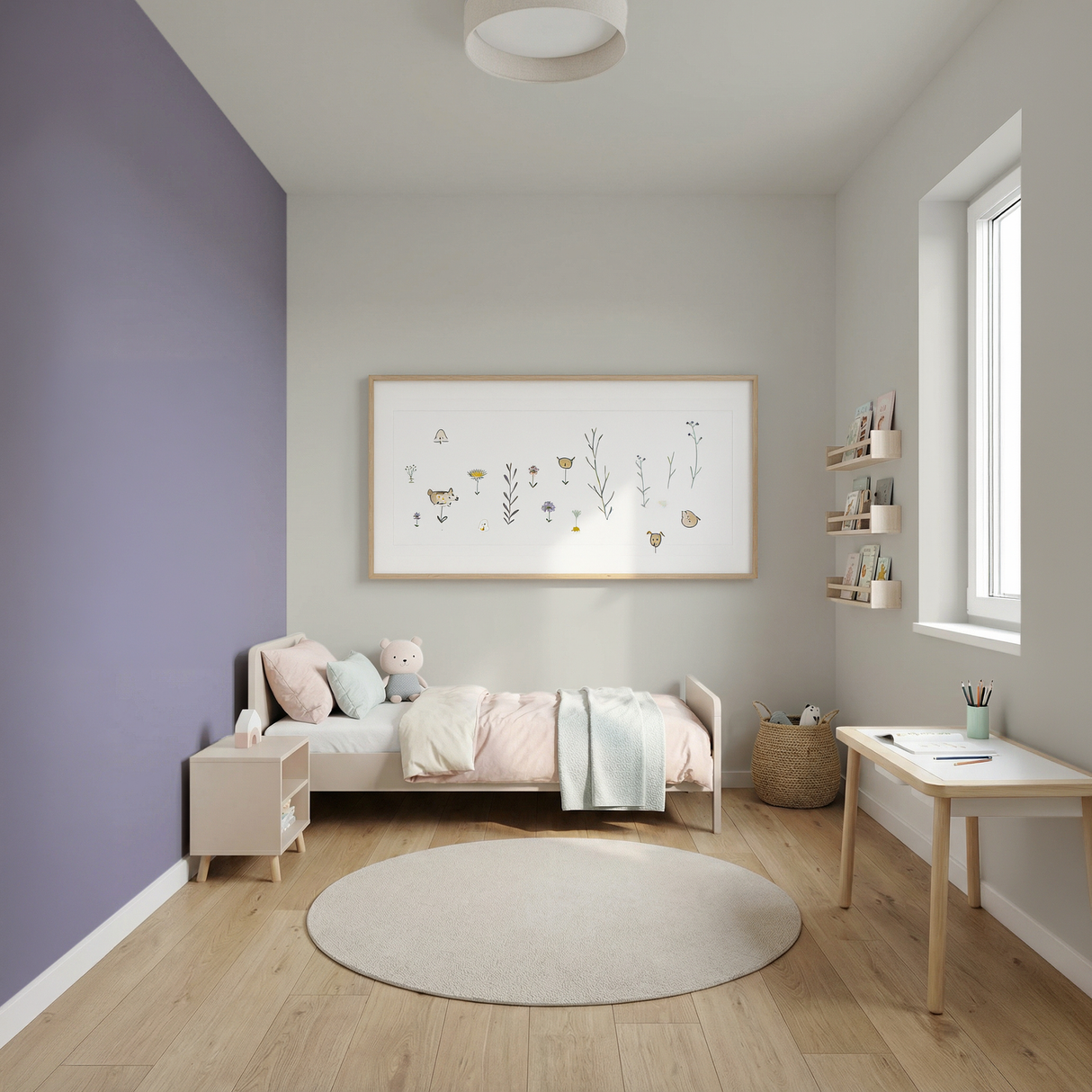 Set Vopsele Colorate Amethyst Dust & Misty Cream