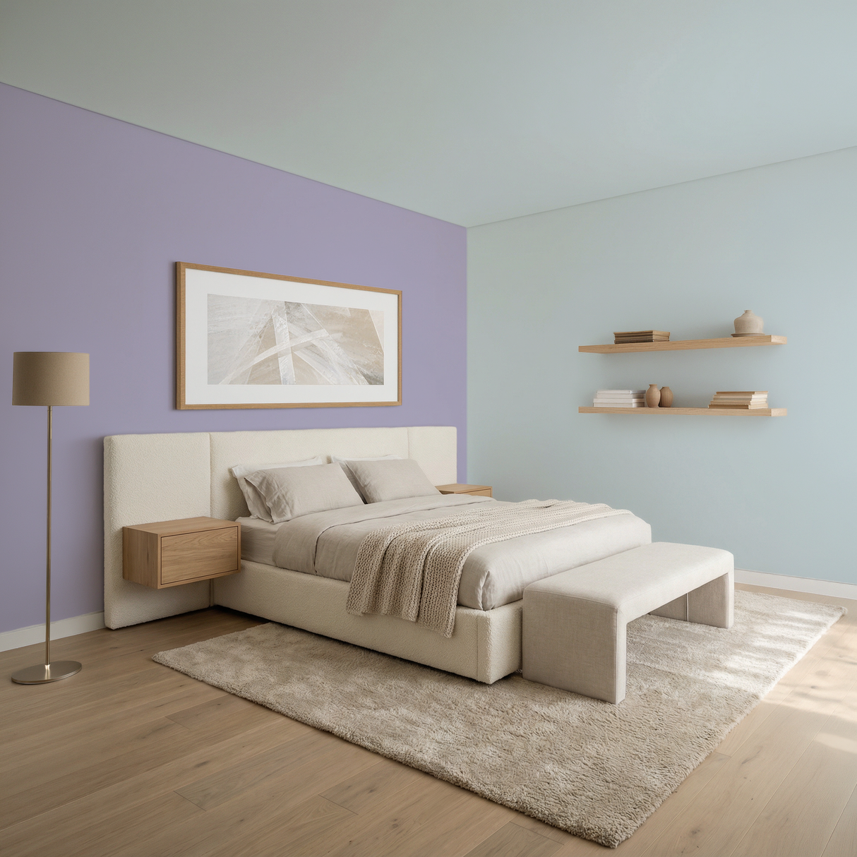 Set Vopsele Colorate Amethyst Dust & Frosted Silver