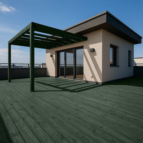 Lazura 3 in 1 pentru Lemn, Forest Green, LO.20.15 T