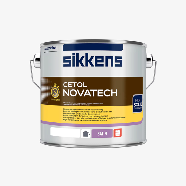 Lazura 3 in 1 pentru Lemn, Sikkens Cetol Novatech, pe Baza de Solvent, de Exterior